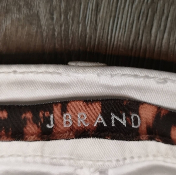 𝅺00S vintage off white J brand low slung cargo stretch cotton pants - Picture 3 of 6